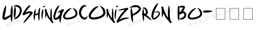 UDShinGoCOnizPr6N Bo字体转换
